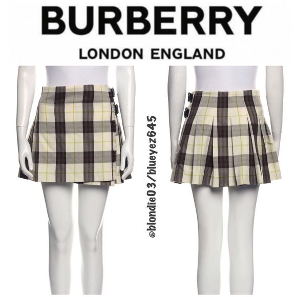 Burberry Dresses & Skirts - Burberry nova check pleated kilt skirt US 4/UK 6